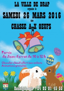 chasse aux oeufs - affiche